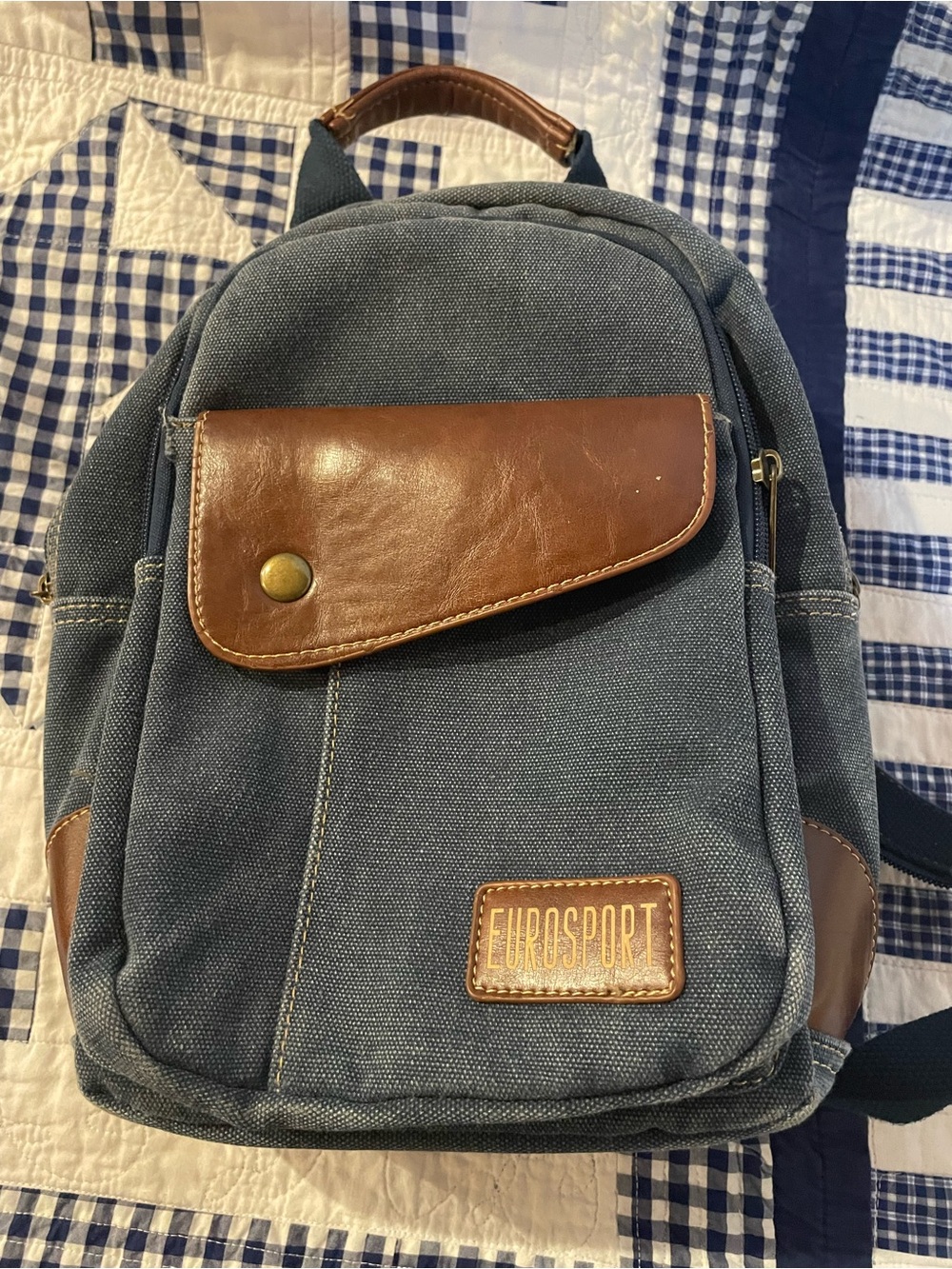 Eurosport Canvas Backpack / Sling Bag (Model B426)